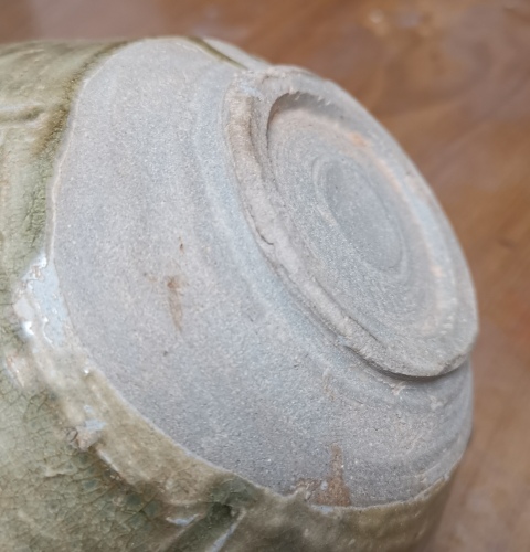 古玩陶瓷越窯青瓷葵口碗拍賣，當前價格600元