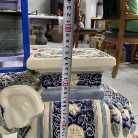 古玩陶瓷太平有象擺件拍賣，當前價格3999元