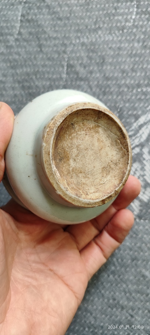 古玩陶瓷清早期德化白釉小爐拍賣，當前價格4800元