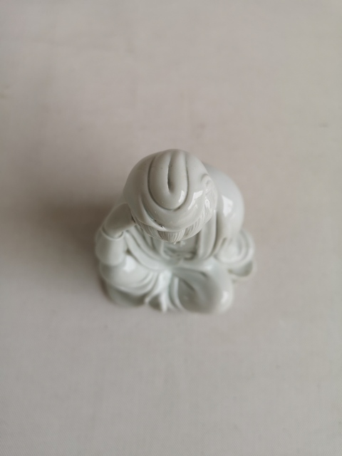 古玩陶瓷德化白瓷觀音菩薩造像拍賣,當(dāng)前價(jià)格480元