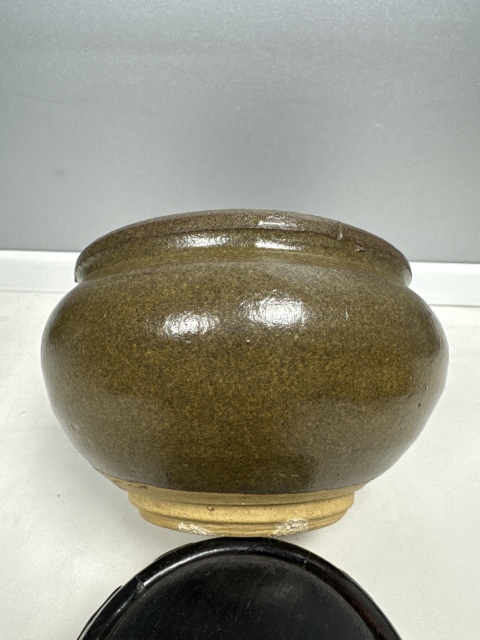 古玩陶瓷茶葉末釉茶入拍賣,當前價格950元