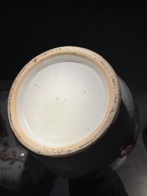 古玩陶瓷粉彩貼塑無雙譜瓶拍賣，當前價格120000元