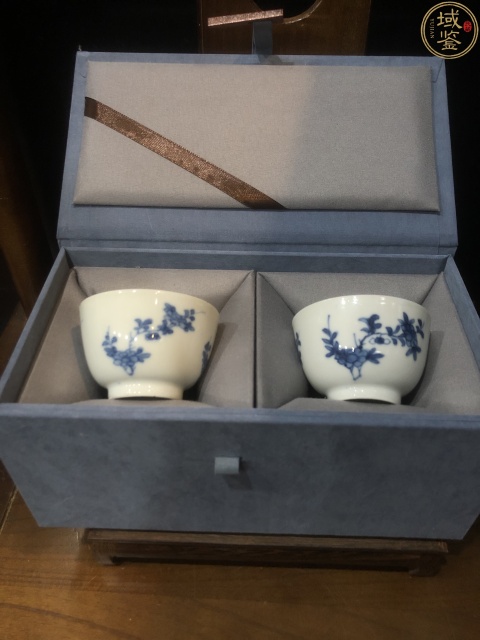 古玩陶瓷(精品花神杯)清-康熙-十二花神-青花主人杯一對拍賣,當前價格1380元