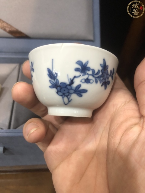 古玩陶瓷(精品花神杯)清-康熙-十二花神-青花主人杯一對拍賣,當前價格1380元