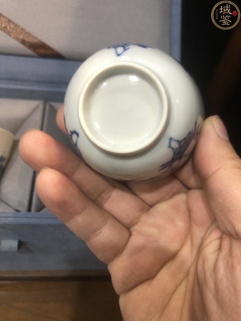 古玩陶瓷(精品花神杯)清-康熙-十二花神-青花主人杯一對拍賣,當前價格1380元