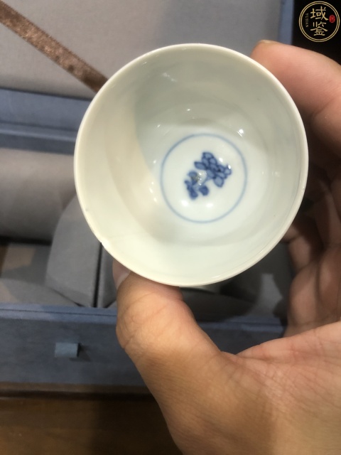 古玩陶瓷(精品花神杯)清-康熙-十二花神-青花主人杯一對拍賣,當前價格1380元
