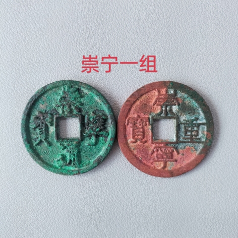 古玩錢幣崇寧通寶和崇寧重寶拍賣,當前價格188元