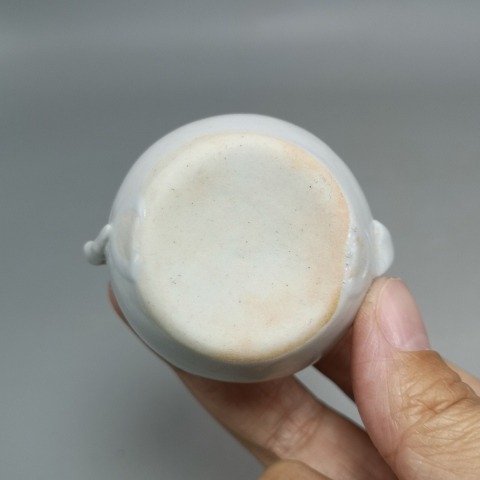古玩陶瓷晚清白釉小水注水滴 文房用品拍賣(mài),當(dāng)前價(jià)格238元