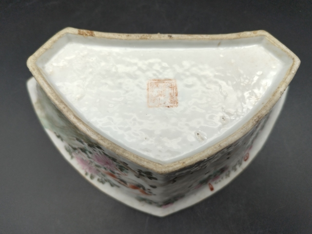 古玩陶瓷花鳥紋角碗拍賣,當前價格1300元