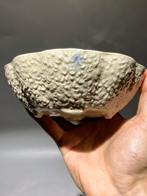 古玩陶瓷清代蟹甲八方洗 水仙盆拍賣,當前價格688元
