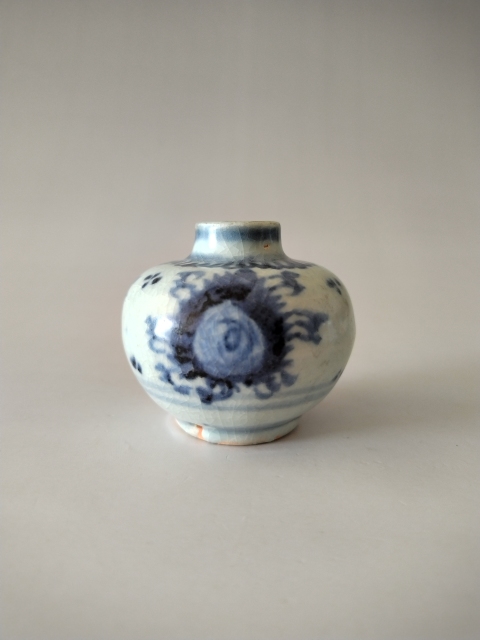 古玩陶瓷（稀世珍品）明?宣德 青花花卉紋小罐拍賣，當前價格15698元