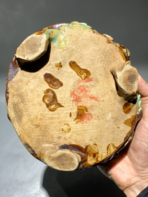 古玩陶瓷清代魚澡紋筆洗 水仙盆拍賣,當前價格688元