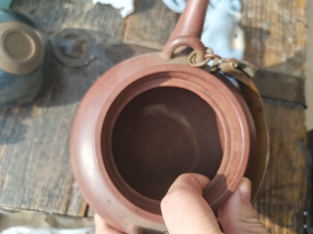 古玩雜項紫砂壺自個兒配蓋子。清晚民國。保真保老保。拍賣,當(dāng)前價格999元