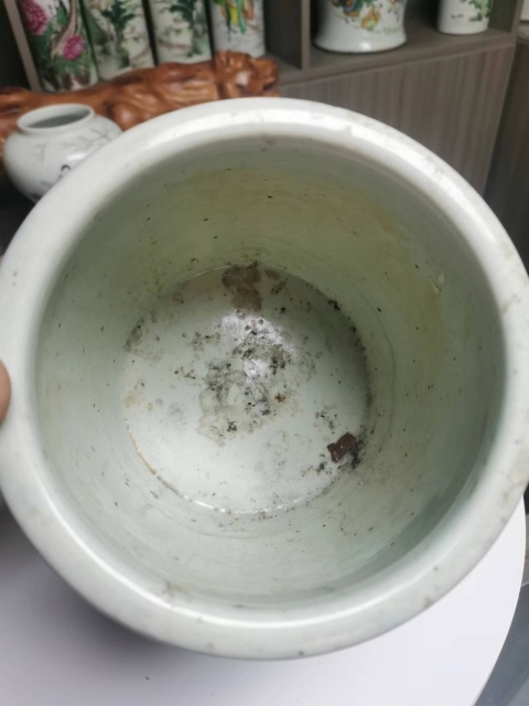 古玩陶瓷青花趕珠龍紋筒式爐拍賣，當前價格2100元
