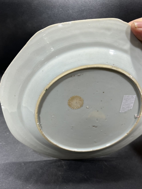 古玩陶瓷廣彩二喬圖八方盤拍賣,當前價格6900元
