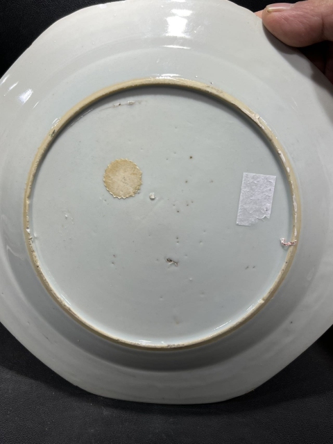 古玩陶瓷廣彩二喬圖八方盤拍賣,當前價格6900元