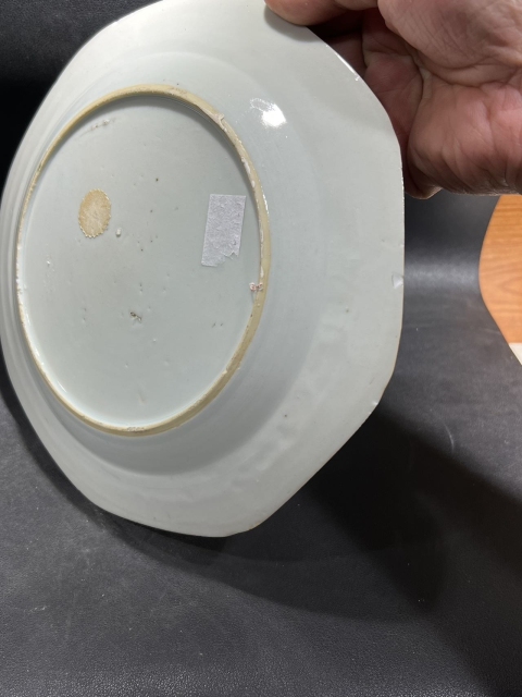 古玩陶瓷廣彩二喬圖八方盤拍賣,當前價格6900元