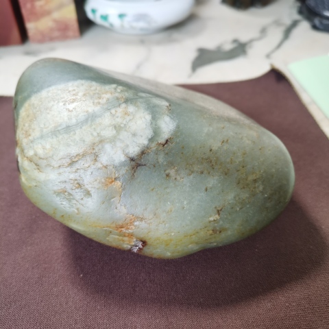 古玩玉器籽料原石拍賣,當前價格5080元