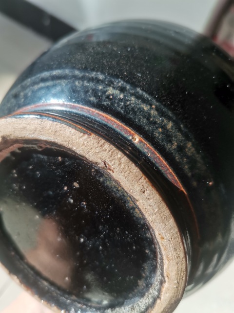 古玩陶瓷宋代耀州窯黑釉執壺拍賣，當前價格25688元