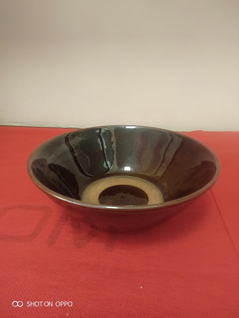 古玩陶瓷醬釉碗拍賣,當前價格500元