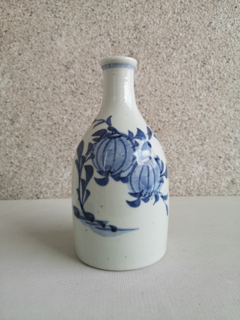 古玩陶瓷青花癩瓜圖酒瓶拍賣,當前價格550元
