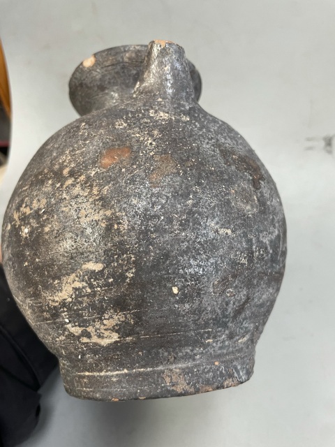 古玩陶瓷晚唐單彩直壺拍賣，當前價格1200元