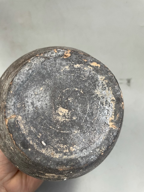 古玩陶瓷晚唐單彩直壺拍賣，當前價格1200元