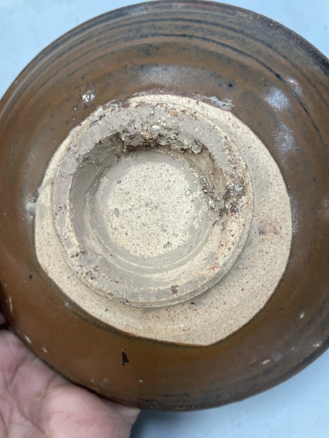 古玩陶瓷紅耀州窯盤拍賣,當前價格9966元