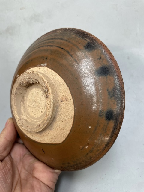 古玩陶瓷紅耀州窯盤拍賣,當前價格9966元