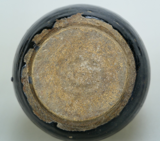 古玩陶瓷明代.油滴釉高領罐（1368年-1644年）拍賣，當前價格3600元