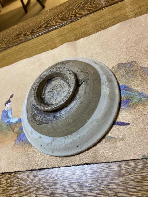 古玩陶瓷磁州窯點褐彩碗拍賣，當前價格1200元