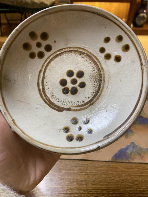 古玩陶瓷磁州窯白地黑花盤(pán)拍賣,當(dāng)前價(jià)格1800元