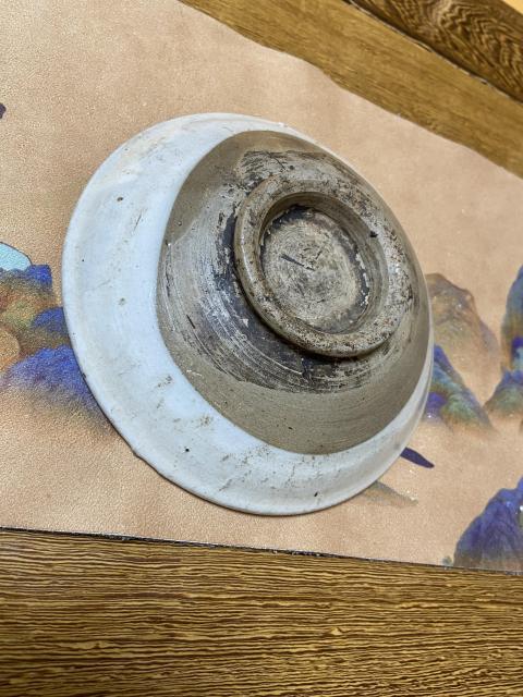古玩陶瓷磁州窯點褐彩碗拍賣，當前價格1200元