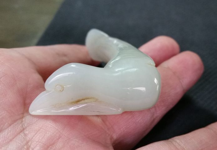 古玩玉器和田玉雕“喜鵲”拍賣,當前價格500元
