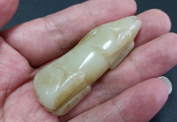 古玩玉器和田玉豬把件拍賣，當前價格480元