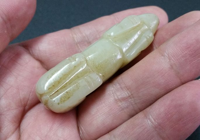 古玩玉器和田玉雕“臥豬”把件拍賣,當前價格528元