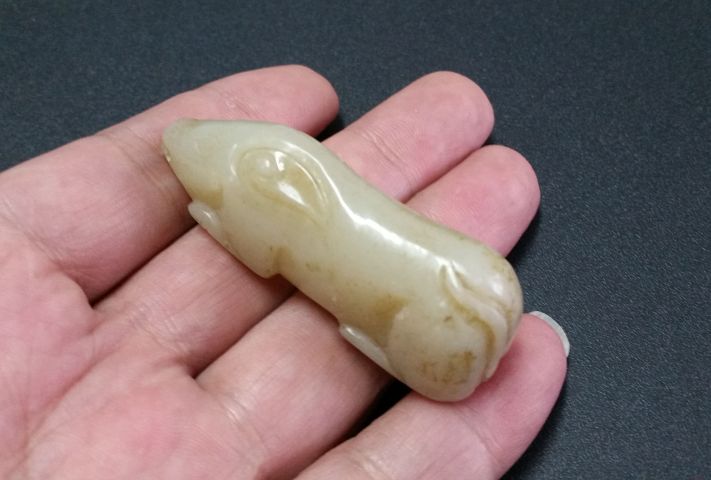 古玩玉器和田玉豬把件拍賣，當前價格480元