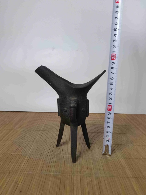 古玩銅器爵杯拍賣,當前價格9300元