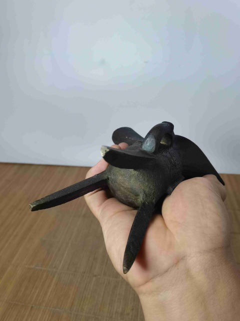 古玩銅器爵杯拍賣,當前價格9300元