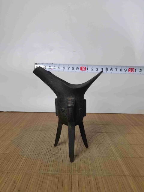 古玩銅器爵杯拍賣,當前價格9300元