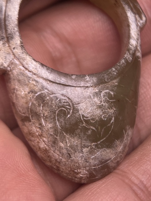 古玩玉器漢代玉韘拍賣,當前價格86000元