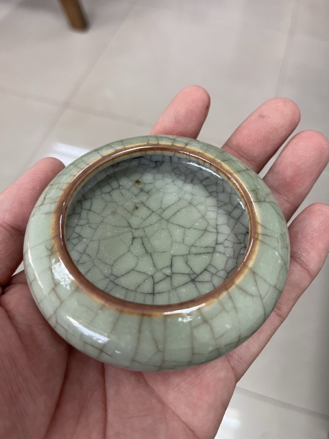 古玩陶瓷哥釉開片紋洗拍賣，當前價格6600元