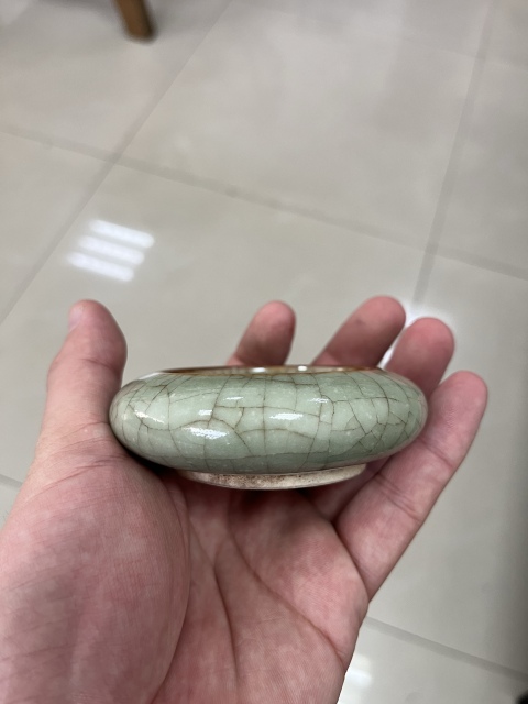 古玩陶瓷哥釉開片紋洗拍賣，當前價格6600元