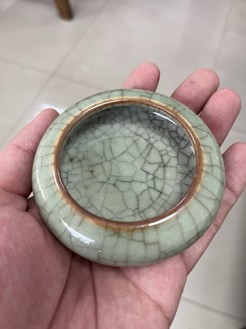 古玩陶瓷哥釉開片紋洗拍賣，當前價格6600元