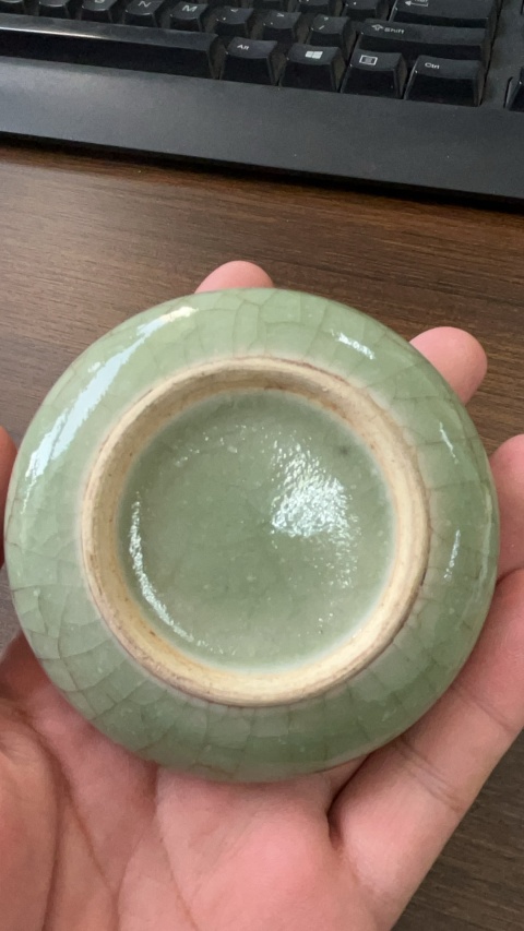 古玩陶瓷哥釉開片紋洗拍賣，當前價格6600元