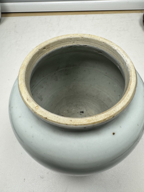 古玩陶瓷順治·甜白釉蓋罐拍賣，當前價格1288元
