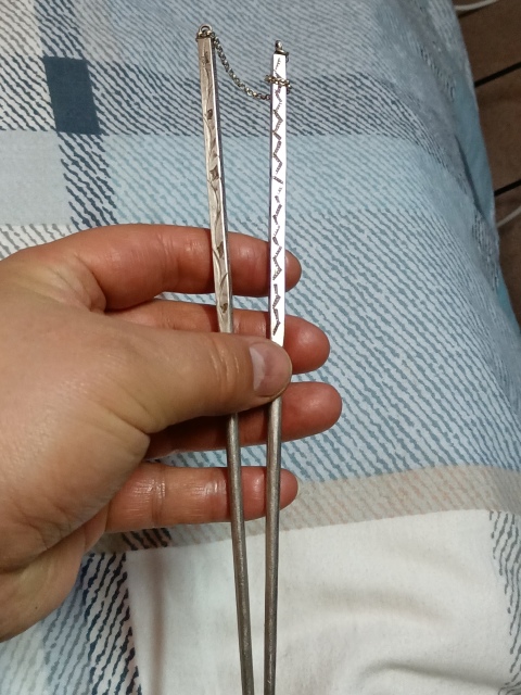 古玩雜項晚清明國精品銀筷子??拍賣,當(dāng)前價格4800元