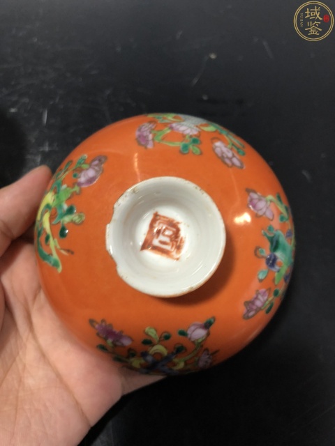 古玩陶瓷清晚 紅釉粉彩八寶紋糖罐拍賣，當前價格880元