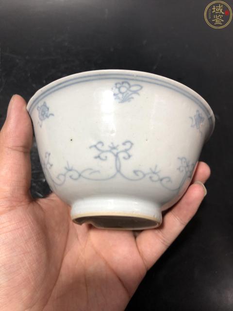 古玩陶瓷青花蓮托雜寶紋碗拍賣,當前價格980元