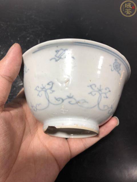 古玩陶瓷青花蓮托雜寶紋碗拍賣,當前價格980元